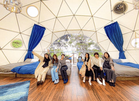 学生さん必見！！グランピング学割プラン【朝夕食付】