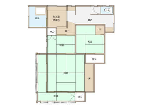 [CHOUJI] Separate room with a half open-air bath and free-flowing hot-spring water / Japanese-style room 8 + 4.5 tatami mats/ Villa Size: 33 m&sup2;