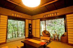 【丁子】半露天風呂付離れ・源泉かけ流し／和室8畳＋次の間4.5畳