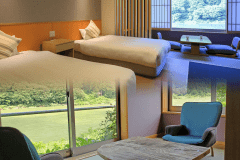 別館・牧水庵　リビング付きコネクティング和モダン