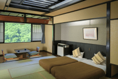 【本館】リバービュー和室ベッドルーム/32平米・バス付　※禁煙※