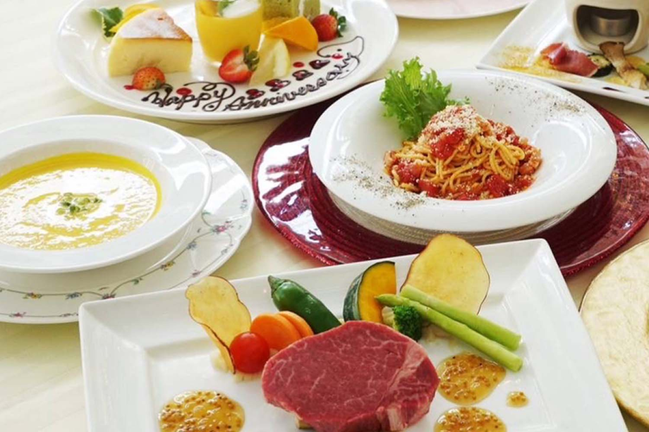 九州産極上フィレ肉と活き鮑の白ワイン蒸し〈森のレストラン〉豪華ANNIVERSARYディナープラン 九州産極上フィレ肉と活き鮑の白ワイン蒸し〈森のレストラン〉豪華ANNIVERSARYディナープラン