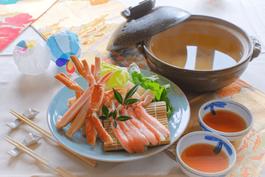 【野々庵】冬の味覚！蟹しゃぶ付野々庵会席を堪能！冬限定特別グルメプラン～大切な人と味わう美味しい時間～
