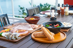 【夕朝食付 手ぶらでBBQ】1日3棟限定 駿河湾と美しい夕日を臨む広々としたテラスで地産地消の食材をご堪能