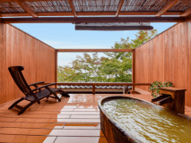 *【黄金の湯をかけ流し露天風呂付き客室】樹のしずく