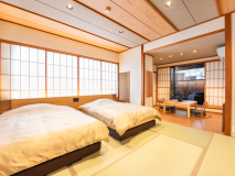 *【和室/10畳】2023年12月リニューアル。落ち着いた空間の露天風呂付き客室※温泉ではありません