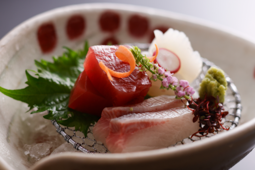 「国産牛と海鮮の贅沢せいろ」造里イメージ