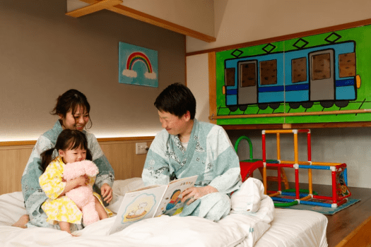 ウェルカムベビー認定洋室「NIJI」 滞在シーン
