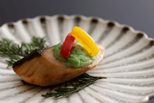 姫路和牛と松茸のすき焼き会席 焼物 姫路和牛と松茸のすき焼き会席 焼物