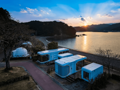 【城ノ浜プール＆ビーチ優待券付き】夏の思い出作りに♪三重・熊野 オーシャングランピングの夏満喫プラン〈1泊2食〉