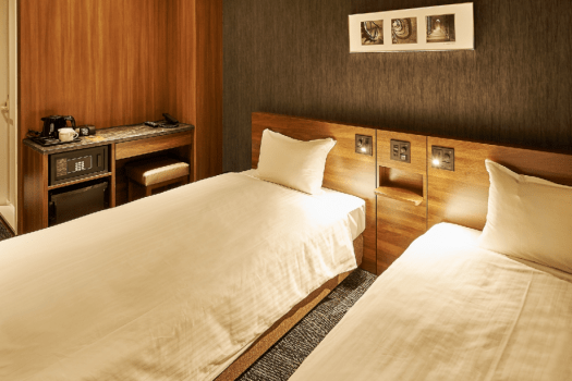 ■ツインルーム（100cm&times;195cm・2台）