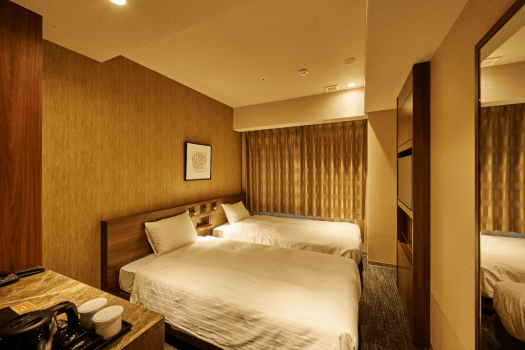 [Non-smoking] Twin room ~ Enjoy a comfortable sleep on a high-quality bed ~