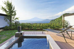 【潮満つ】温泉露天風呂付客室　富士山と美しい駿河湾を一望