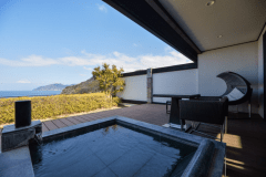 【海の丘】温泉露天風呂付客室　富士山と美しい駿河湾を一望