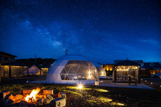 【グランピングBBQ/一泊二食付き】北陸/石川県の新鮮食材を楽しむラグジュアリーグランピング【オーシャンズテラスＳＨＩＢＡＧＡＫＩ】