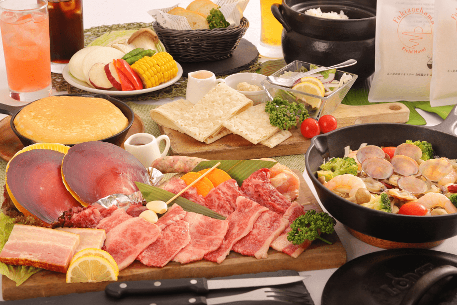 ≪ペットもOK≫■骨付き肉の海賊BBQカジュアルコース 全7品■(2食付)