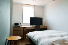 【ホテル】スタンダードダブル｜山側 （15.5平米）