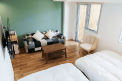 【ホテル】＜ペットフレンドリー＞テラスファミリー｜山側 (31平米)