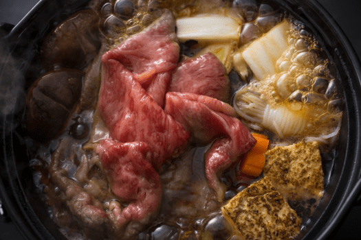 【1泊2食／部屋食】淡路牛の極上すき焼き｜天然温泉付きヴィラステイ
