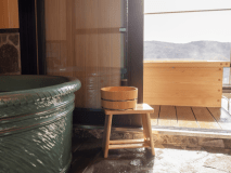 【紅富士・宝富士・赤富士／内風呂・露天風呂】陶器風呂・檜風呂