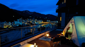 下呂温泉キャンプ場（ルーフトップ）