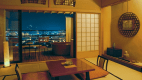 陶器の露天風呂付客室／禁煙／最上階／絶景ランキング1位の夜景