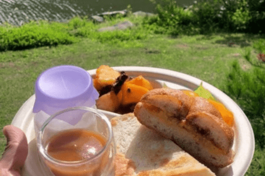 北竜湖畔で自然を感じながらのサンアントンブランチ