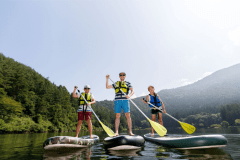 【北竜湖SUPツアー】安定感があるので初めてでも安心