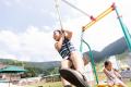 小さなお子様も遊べる野沢温泉スポーツ公園ーでんべえから徒歩約5分
