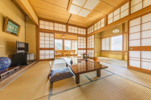 当館で一番広い　ゆったりとした静かな次の間付きの和室です
