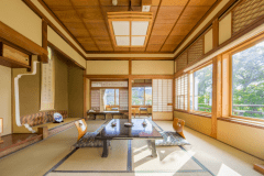 お庭に面した木造数寄屋造り　和室