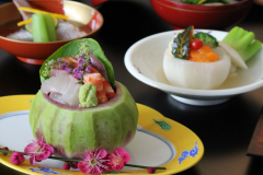 夕食(冬の旬の食材を使った会席)　※画像はイメージです