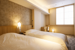 【ツインルーム】シャワーブース付きのお部屋です。