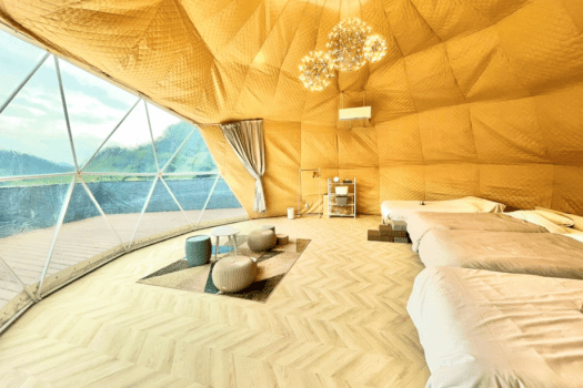 【夕食付】🎄Xmas限定BBQ”無料”🎄＜期間限定＞愛犬と楽しむ、冬の特別なクリスマス・グランピング✨～煌めく夜空の下「限定BBQメニュー」を楽しむ温井ダムリゾートの滞在～