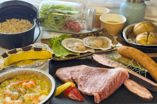 広島グルメを食す♪広島/安芸太田の新鮮食材を楽しむ1泊2食付きプラン♪【愛犬とグランピング/温泉チケット付】