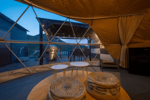 Dome Tent with 【Dam View】