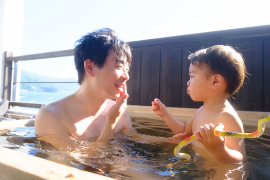 【家族割】お子様一律5,000円◆家族の思い出をつくろう　海鮮会席料理と海一望の露天風呂付き客室