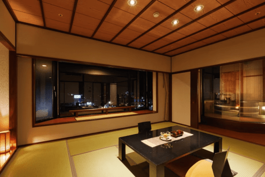 ＜季之花(Toki no hana＞溫泉露天付和式套房【和室10畳＋客廳＋露天浴池】