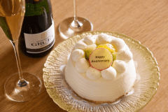 誕生日や結婚記念日など、いつもと違う大切な1日【ケーキ&シャンパン付きアニバーサリープラン】 誕生日や結婚記念日など、いつもと違う大切な1日【ケーキ&シャンパン付きアニバーサリープラン】