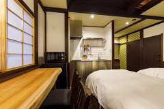 金沢町家　獅子（Shishi）2名定員　Wi-Fi・キッチン・シャワーブース・トイレ完備