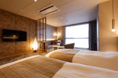 1日2部屋限定のユニバーサルルームは、使い勝手がよくビジネスにもおすすめです。
