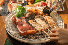 お好きなものをお好きなだけ焼いて食べる贅沢な時間