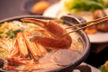 【カニ会席】佳松苑自慢の出汁をきかせたカニすき鍋