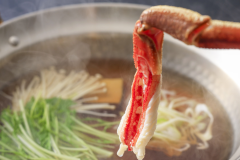 【冬・夕食】蟹鋤鍋［一例］