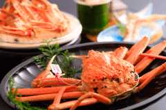 【冬・夕食】山陰松葉蟹付き蟹会席［一例］