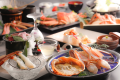 【冬・夕食】活松葉蟹付き蟹会席［一例］活蟹は蟹刺身と焼蟹でお愉しみいただきます