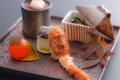 【秋・夕食】季節の前菜［一例］秋の美味を集めた一皿