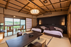 【客室】川側和室 －リバービュー－ [一例]　ゆったりとした設えの和室