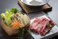 【夕食・秋】黒毛和牛のしゃぶしゃぶ［一例］
