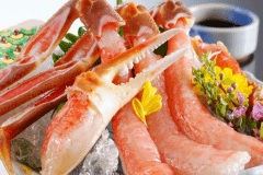 甘～いカニ刺しは口の中でトロリとろける[一例]